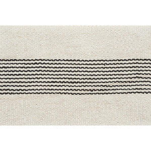 Agnes Wide Tape White & Black 77080 by Schumacher Designer Trim