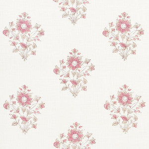 Beatrice Bouquet Pink 173763 by Schumacher Designer Fabric