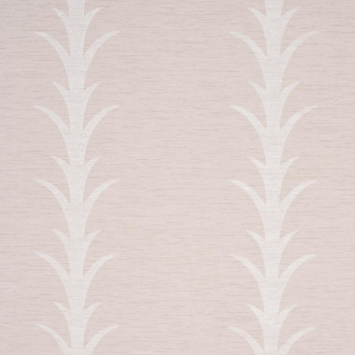 Acanthus Stripe Vinyl Limestone 5008590 by Schumacher Designer Wallpaper Silver Lining Performance Wallcoverings 27.0" - Swanky Fabrics -