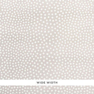 Raindots Vinyl Warm Silver 5008780 by Schumacher Designer Wallpaper
