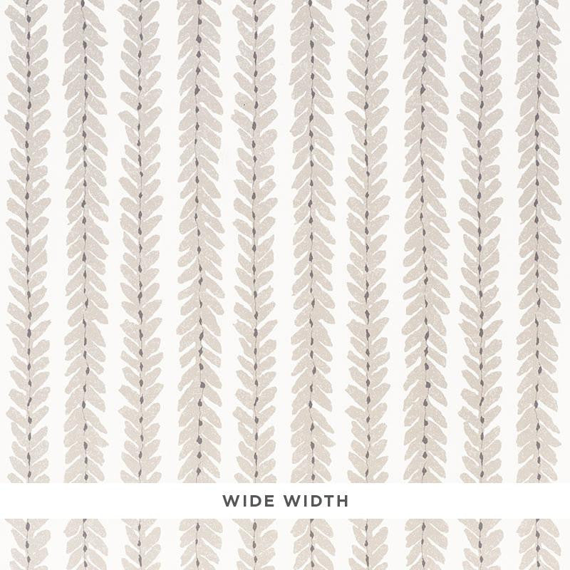 Woodperry Taupe 5008790 by Schumacher Designer Wallpaper Veere Grenney 26.5" - Swanky Fabrics -