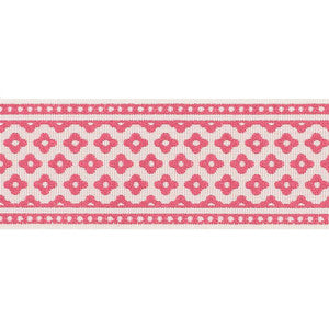Cherie Tape Raspberry 72313 by Schumacher Designer Trim