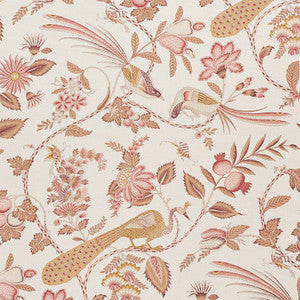 Campagne Rose & Ochre 175955 by Schumacher Designer Fabric
