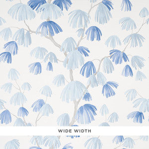 Weeping Pine Slate 5008331 by Schumacher Designer Wallpaper