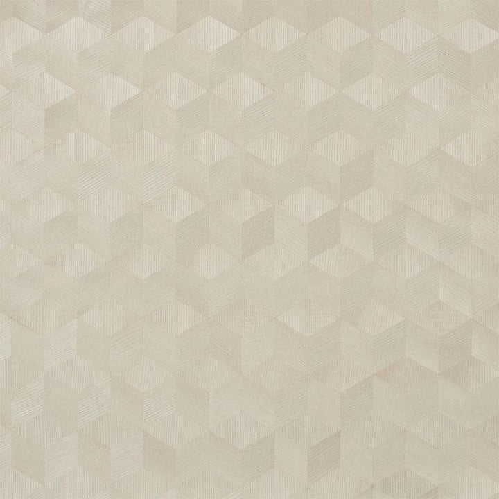 Chevron Inlay Blond 5009630 by Schumacher Designer Wallpaper Modern Glamour 4.88" - Swanky Fabrics -