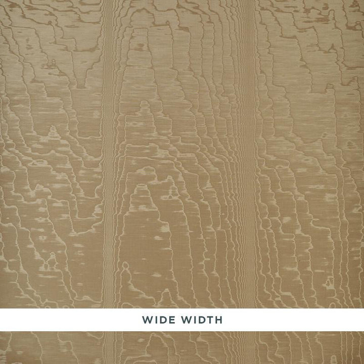 Moir Wallcovering Fawn 5009671 by Schumacher Designer Wallpaper Modern Glamour - Swanky Fabrics -