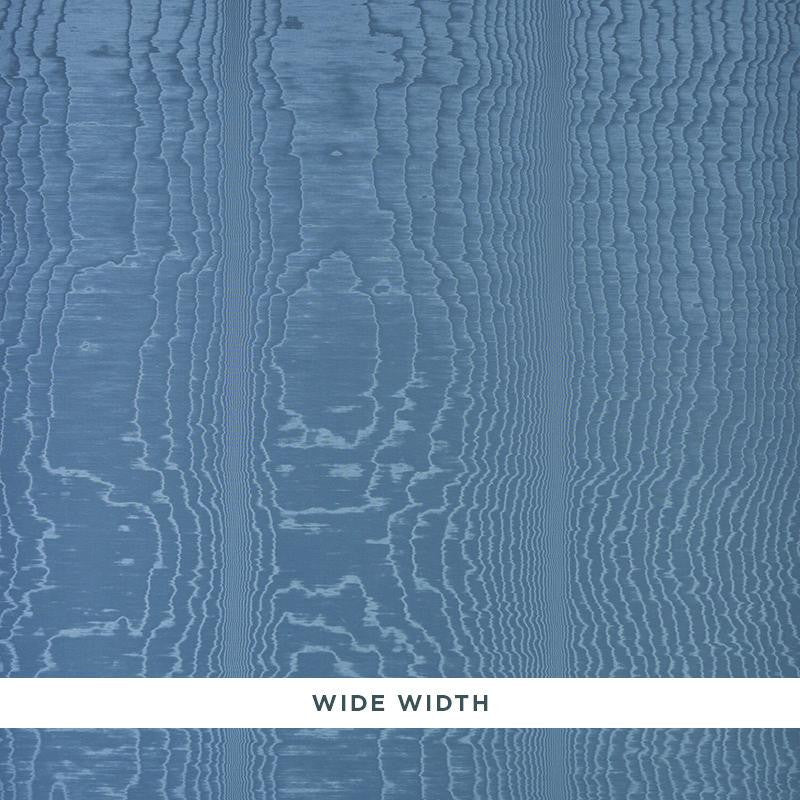 Moir Wallcovering Ocean 5009672 by Schumacher Designer Wallpaper Modern Glamour - Swanky Fabrics -