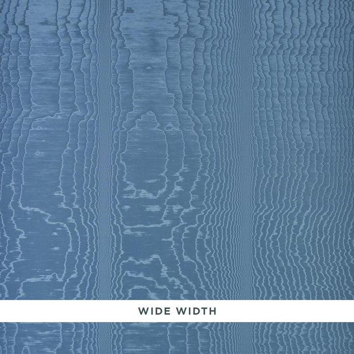 Moir Wallcovering Ocean 5009672 by Schumacher Designer Wallpaper Modern Glamour - Swanky Fabrics -