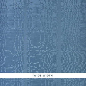 Moir Wallcovering Ocean 5009672 by Schumacher Designer Wallpaper