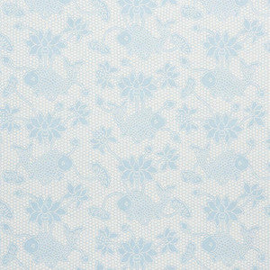 Lotus Batik Sky 5009751 by Schumacher Designer Wallpaper