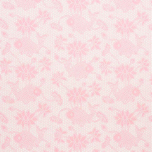 Lotus Batik Pink 5009752 by Schumacher Designer Wallpaper