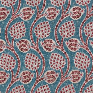 Persephone Peacock 72000 by Schumacher Designer Fabric