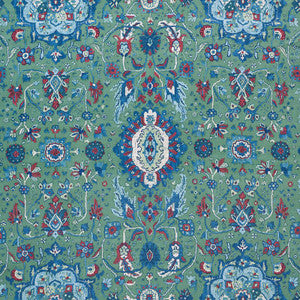 Jahanara Carpet Jade 172793 by Schumacher Designer Fabric