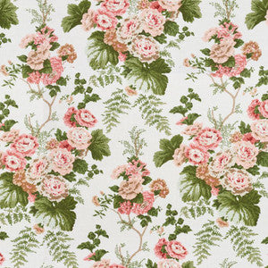 Wycombe Park Pink 178112 by Schumacher Designer Fabric
