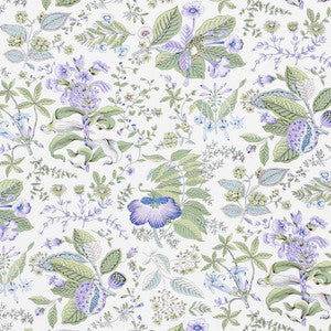 Pomegranate Botanical Purple 178120 by Schumacher Designer Fabric