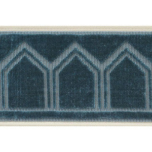 Vizier Velvet Tape Patina 75731 by Schumacher Designer Trim