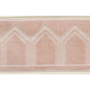 Vizier Velvet Tape Blush 75733 by Schumacher Designer Trim