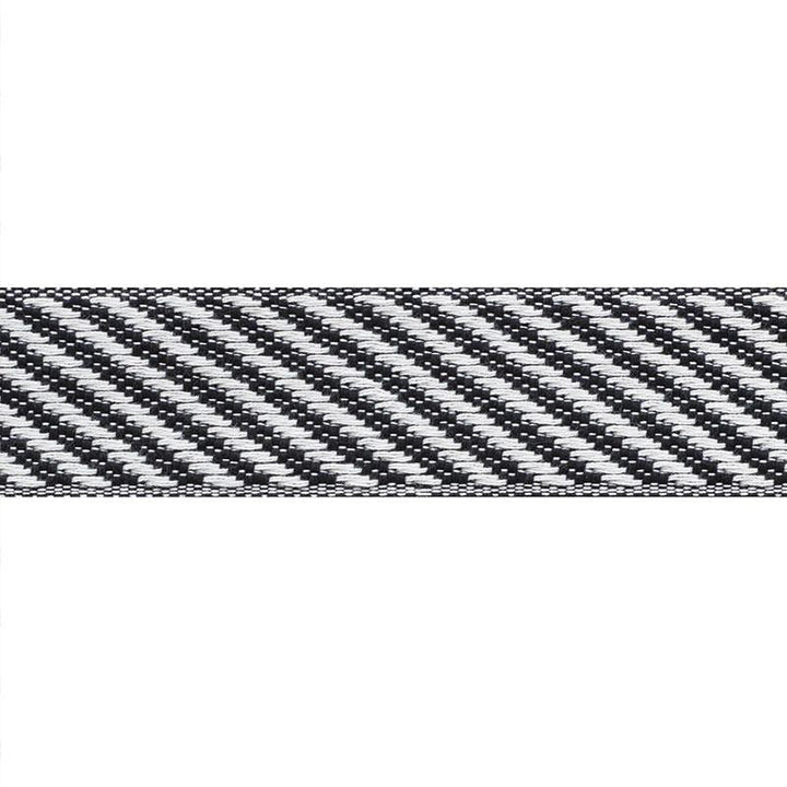 Bobo Tape Black 73602 by Schumacher Designer Trim Mingei - Swanky Fabrics -