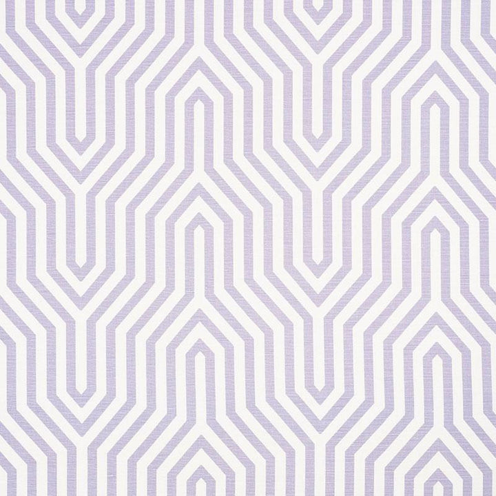 Vanderbilt Print Lavender 177272 by Schumacher Designer Fabric Mary Mcdonald 13.5" - Swanky Fabrics -