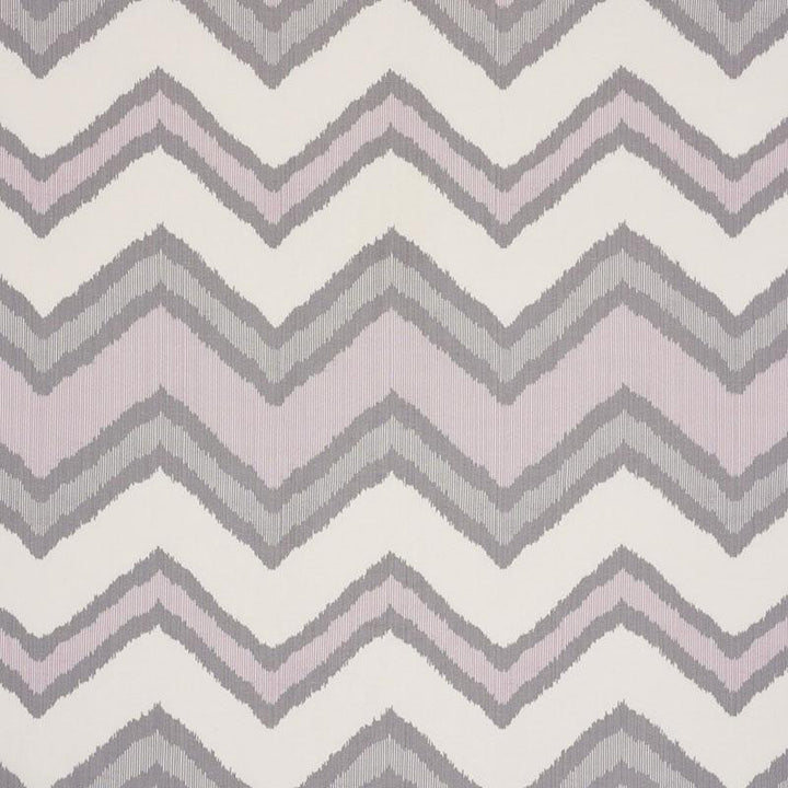 Chevron Ikat Lilac 72632 by Schumacher Designer Fabric Ikat Collection 13.5" - Swanky Fabrics -