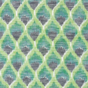 Odisha Ikat Greens 72640 by Schumacher Designer Fabric