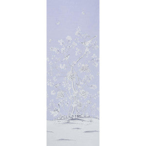 Chinois Palais Panel Lavender 5007126 by Schumacher Designer Wallpaper