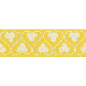 Coquette Tape Yellow 72740 by Schumacher Designer Trim