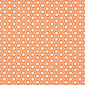 Queen B Orange 177073 by Schumacher Designer Fabric