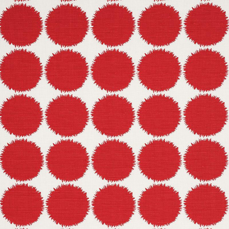 Fuzz Red 177093 by Schumacher Designer Fabric Studio Bon 3.75" - Swanky Fabrics -