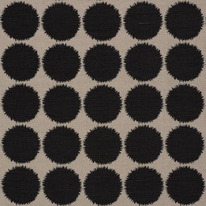Fuzz Black & Natural 177095 by Schumacher Designer Fabric