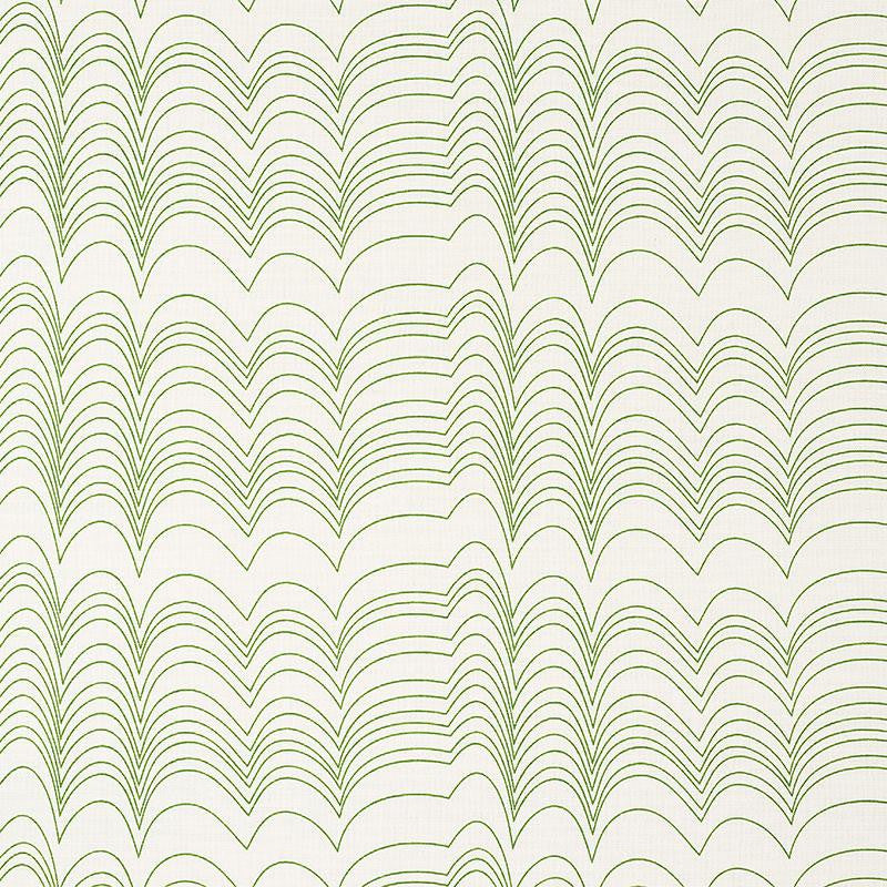 Richter Indoor/Outdoor Green 177111 by Schumacher Designer Fabric Studio Bon 10.75" - Swanky Fabrics -