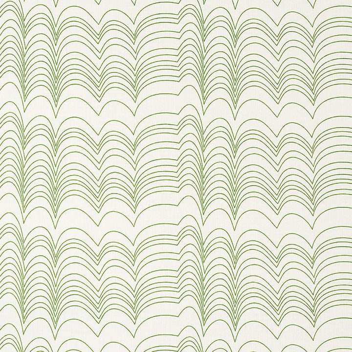 Richter Indoor/Outdoor Green 177111 by Schumacher Designer Fabric Studio Bon 10.75" - Swanky Fabrics -