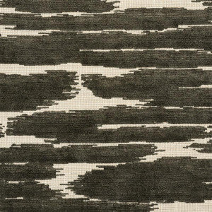 Gibson Charcoal 72552 by Schumacher Designer Fabric