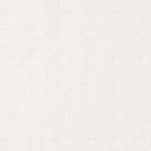 Pauline Check Casement Whitework 72073 by Schumacher Designer Fabric