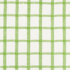 Pauline Check Casement Leaf 72071 by Schumacher Designer Fabric