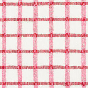 Pauline Check Casement Rose 72072 by Schumacher Designer Fabric