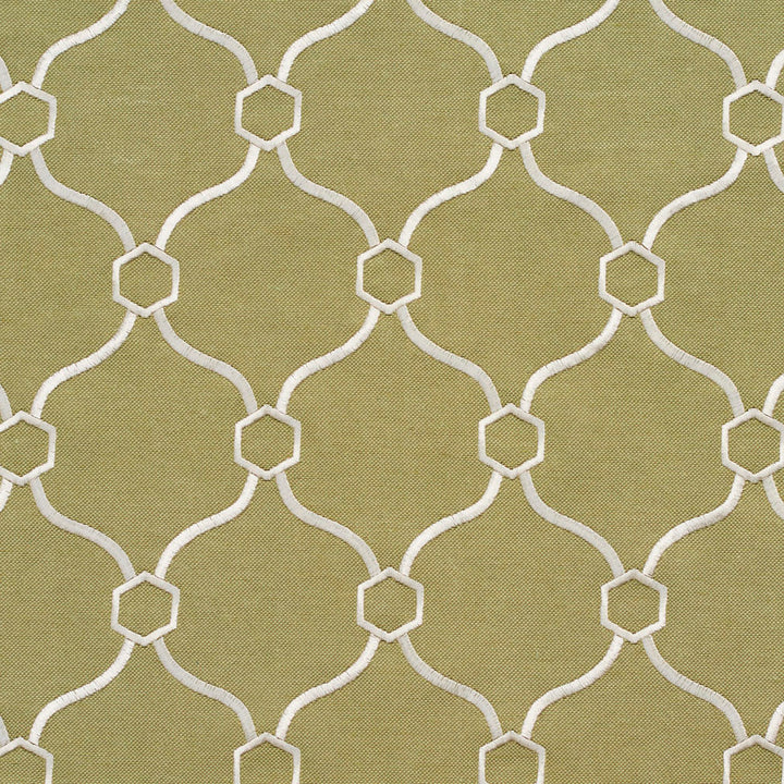 20910-01 by Charlotte Designer Fabric Embroidered Linens 44% Rayon, 30% Polyester, 26% Linen Asia Exceeds 120,000 Wyzenbeek Rubs (Heavy Duty) Horizontal: 3.5" x Vertical: 5" 54 Inches - Swanky Fabrics -