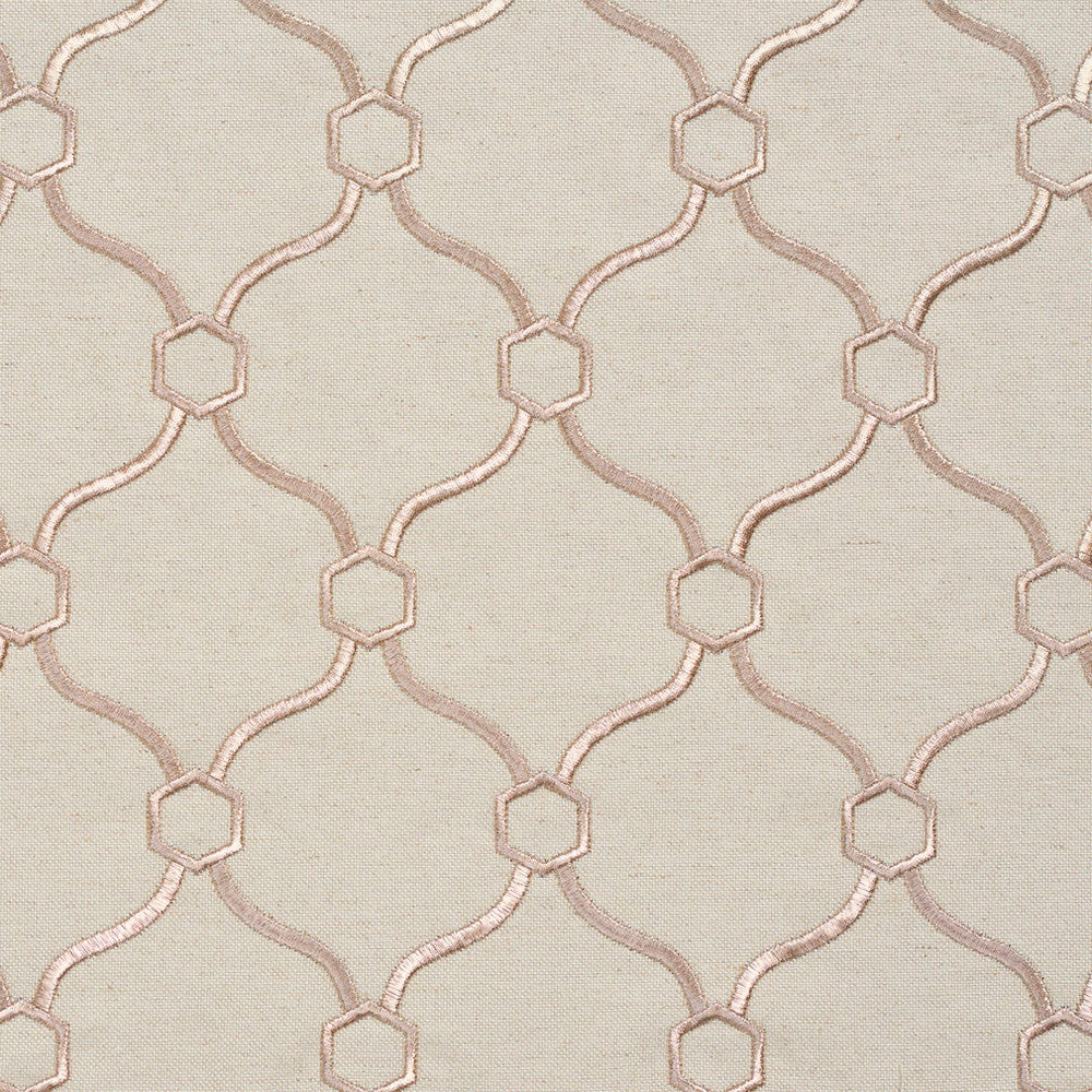 20910-02 by Charlotte Designer Fabric Embroidered Linens 44% Rayon, 30% Polyester, 26% Linen Asia Exceeds 120,000 Wyzenbeek Rubs (Heavy Duty) Horizontal: 3.5" x Vertical: 5" 54 Inches - Swanky Fabrics -