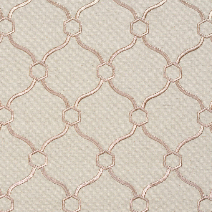 20910-02 by Charlotte Designer Fabric Embroidered Linens 44% Rayon, 30% Polyester, 26% Linen Asia Exceeds 120,000 Wyzenbeek Rubs (Heavy Duty) Horizontal: 3.5" x Vertical: 5" 54 Inches - Swanky Fabrics -