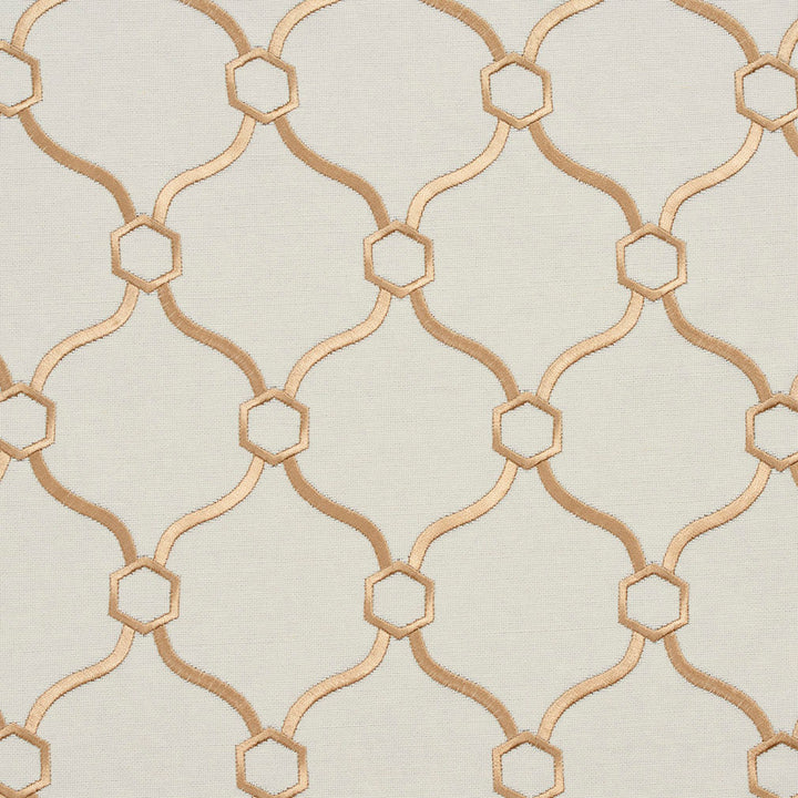 20910-04 by Charlotte Designer Fabric Embroidered Linens 44% Rayon, 30% Polyester, 26% Linen Asia Exceeds 120,000 Wyzenbeek Rubs (Heavy Duty) Horizontal: 3.5" x Vertical: 5" 54 Inches - Swanky Fabrics -