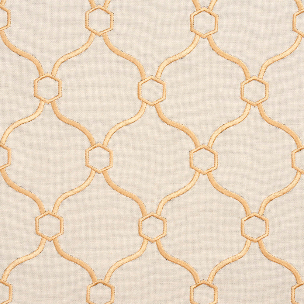 20910-08 by Charlotte Designer Fabric Embroidered Linens 44% Rayon, 30% Polyester, 26% Linen Asia Exceeds 120,000 Wyzenbeek Rubs (Heavy Duty) Horizontal: 3.5" x Vertical: 5" 54 Inches - Swanky Fabrics -