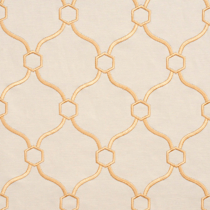 20910-08 by Charlotte Designer Fabric Embroidered Linens 44% Rayon, 30% Polyester, 26% Linen Asia Exceeds 120,000 Wyzenbeek Rubs (Heavy Duty) Horizontal: 3.5" x Vertical: 5" 54 Inches - Swanky Fabrics -