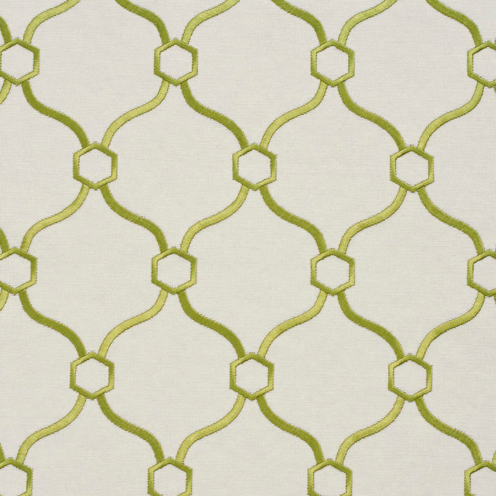 20910-10 by Charlotte Designer Fabric Embroidered Linens 44% Rayon, 30% Polyester, 26% Linen Asia Exceeds 120,000 Wyzenbeek Rubs (Heavy Duty) Horizontal: 3.5" x Vertical: 5" 54 Inches - Swanky Fabrics -