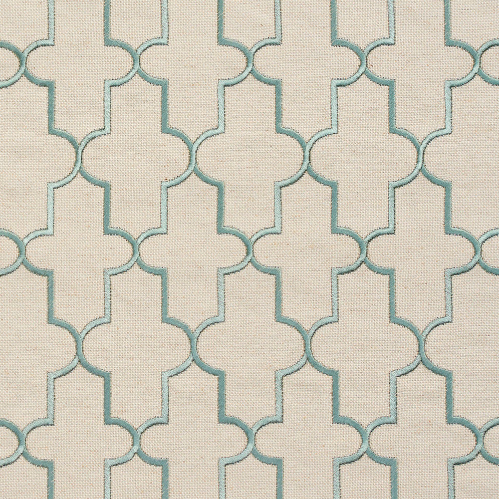 20930-05 by Charlotte Designer Fabric Embroidered Linens 44% Rayon, 30% Polyester, 26% Linen Asia Exceeds 120,000 Wyzenbeek Rubs (Heavy Duty) Horizontal: 2.25" x Vertical: 3.25" 54 Inches - Swanky Fabrics -
