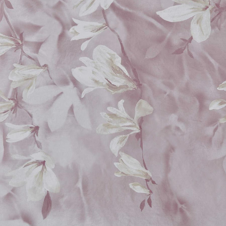 Trailing Magnolia (Wp) # 02 Blush by 1838 Wallcoverings Designer Wallpaper Pavilion STRAIGHT PASTE THE WALL UNITED KINGDOM V-118"H-81.9" 20.5"X13.7YD - Swanky Fabrics -