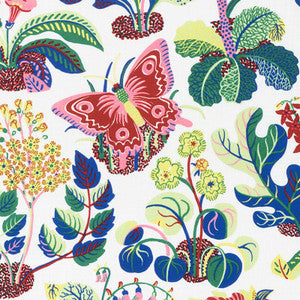 Exotic Butterfly Indoor/Outdoor Spring 177980 by Schumacher Designer Fabric