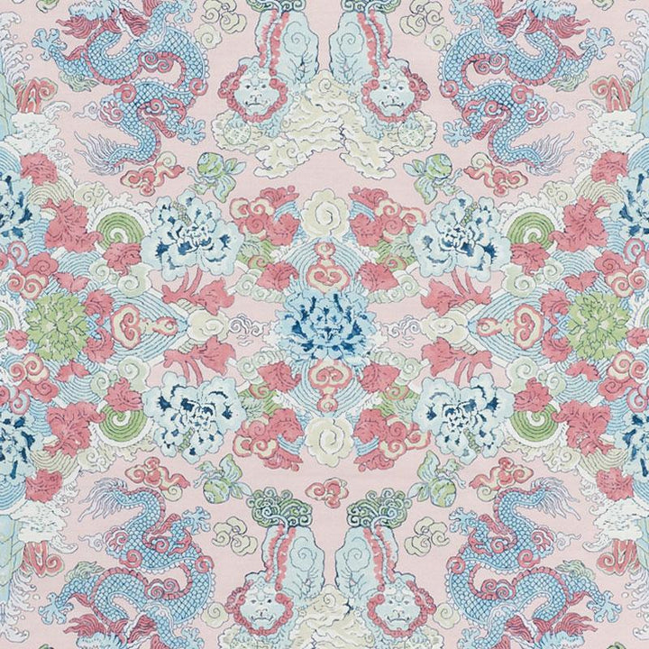 Magic Mountain Dragon Blush 178051 by Schumacher Designer Fabric Free Spirit 27.25" - Swanky Fabrics -