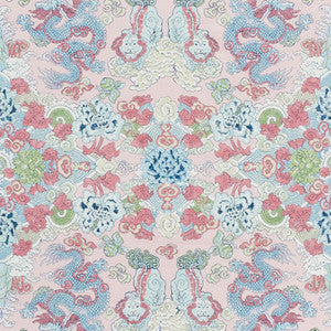 Magic Mountain Dragon Blush 178051 by Schumacher Designer Fabric
