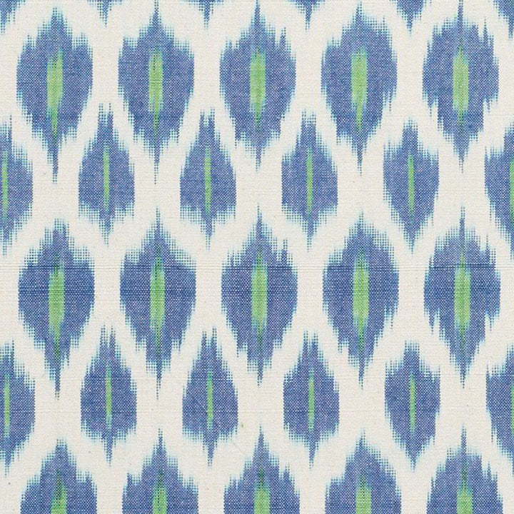 Presidio Ikat Peacock 178060 by Schumacher Designer Fabric Free Spirit 2.0" - Swanky Fabrics -