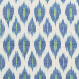 Presidio Ikat Peacock 178060 by Schumacher Designer Fabric